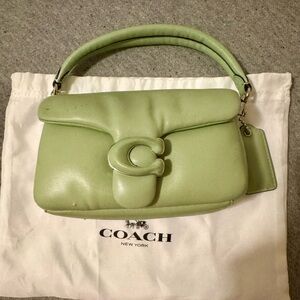 Coach tabby pillow 18 pistachio
